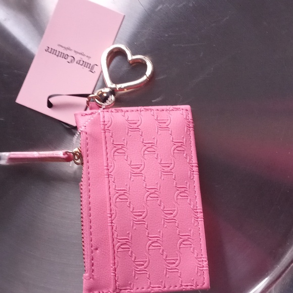 Juicy Couture Pink Card Holder with Heart Charm - Picture 8 of 9
